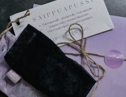 Saippuapussi www.projektipirkko.fi saippuan säilytykseen palasaippua palashampoo palahoitoaine