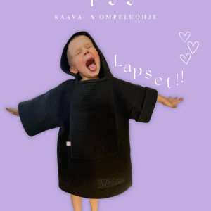 Lasten Halipyyhe - ompeluohje ladattava PDF www.projektipirkko.fi